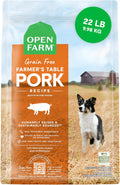 Open Farm, Grain-Free Dry Dog Food, Complete & Balanced Kibble, Sustainably & Ethically Sourced Ingredients, Non-GMO Veggies & Superfoods to Support Overall Health, Pork Recipe, 22lb Bag