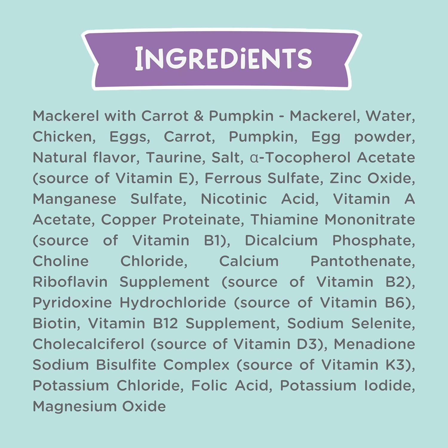 LOVE, NALA - Natural Adult Cat Wet Food - Pate Mackerel with Carrot & Pumpkin Recipe- Grain Free, Non-GMO, Lean Protein, Omega 3, Digestive Fiber Blend, Added Minerals & Vitamins - 12 Pack 2.4 lbs.