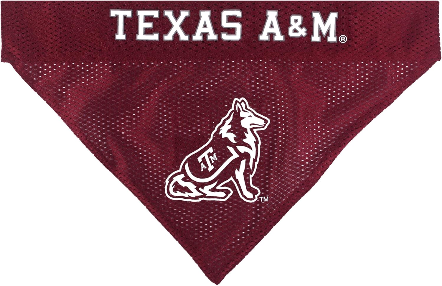 Pets First Collegiate Pet Accessories, Reversible Bandana, Texas A&M Aggies, Large/X-Large