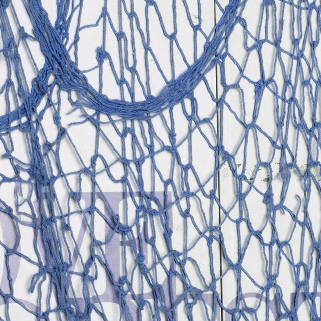 Rosoz Nature Fish Net Wall Decoration with Shells, Ocean Themed Wall Hangings Fishing Net Party Decor for Pirate Party,Wedding,Photographing Decoration