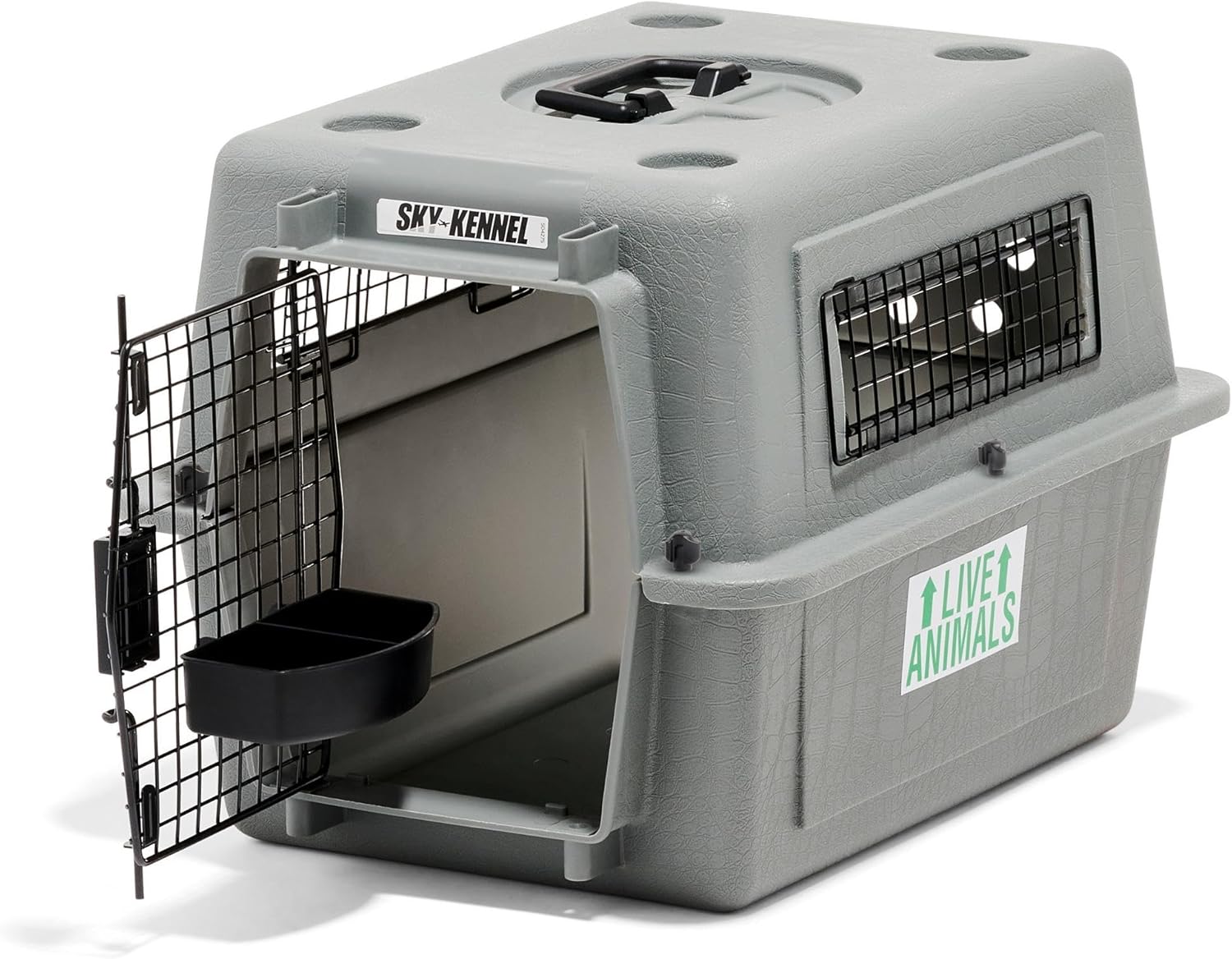 Petmate Sky Kennel - For Air and Travel, Airline Compliant Dog Crate for Pets up to 15 lbs, Heavy Duty Dog Kennel, Made in the USA- 21 Inches