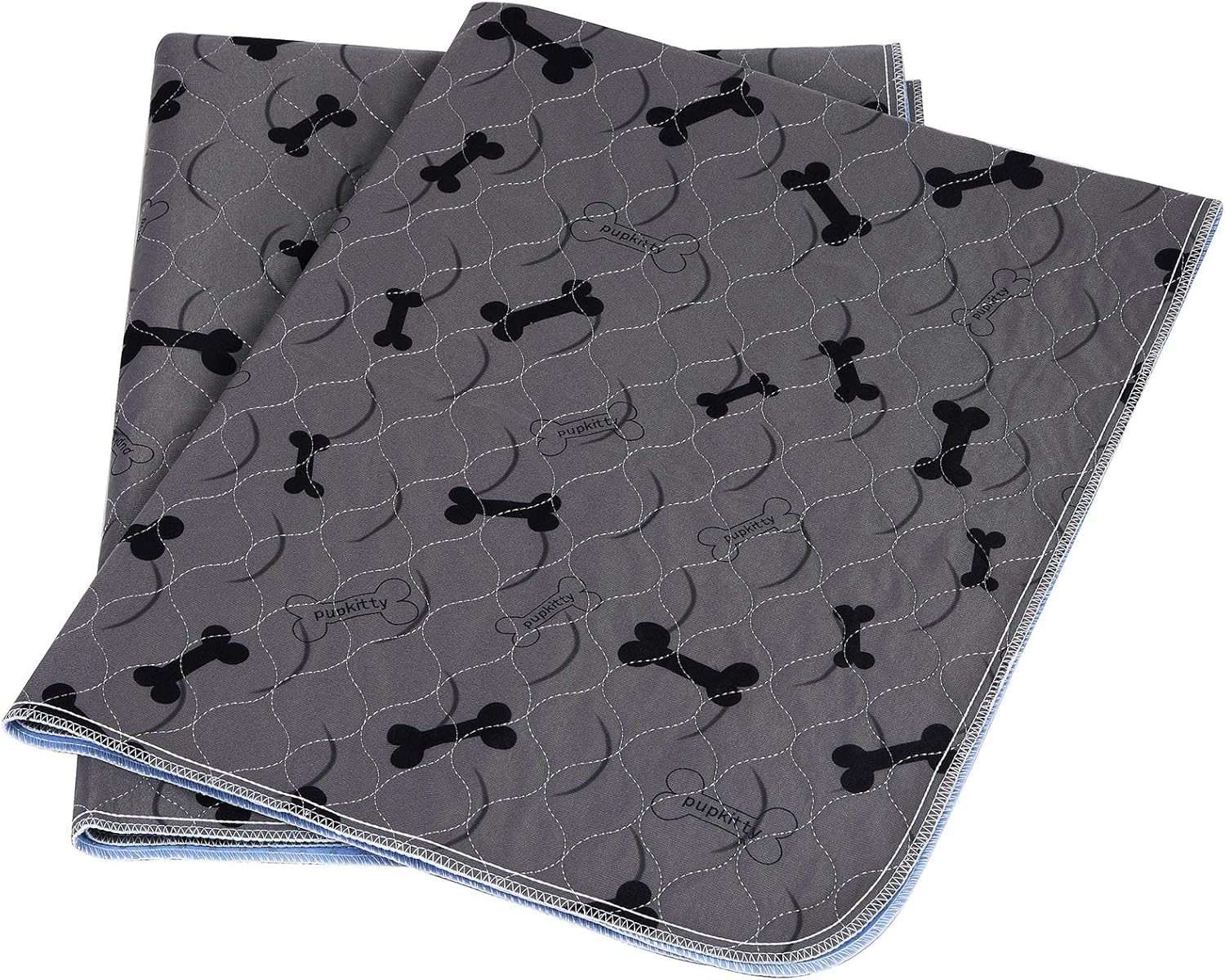 Washable Dog Pee Pads with Free Grooming Gloves,Non Slip Dog Mats with Great Urine Absorption,Reusable Puppy Pee Pads for Whelping,Potty,Training,Playpen