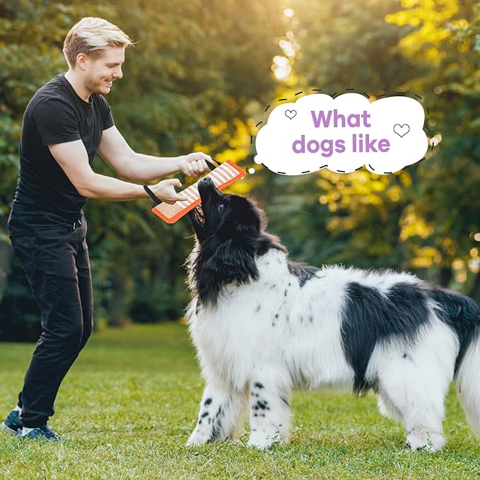 Kacctyen 4 Pcs Christmas Dog Tug Toys, Jute Pillow Pull Toy with 2 Strong Handles Tug of War Interactive Play Puppy Training Equipment for Medium to Large Dogs, 4 Colors(Pastel)