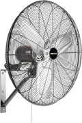 OEMTOOLS OEM24884 30 Inch Oscillating Wall Fan, 9500 CFM Max. Garage 90 Degree Mounted Fan with 6 Ft. UL Listed Cord