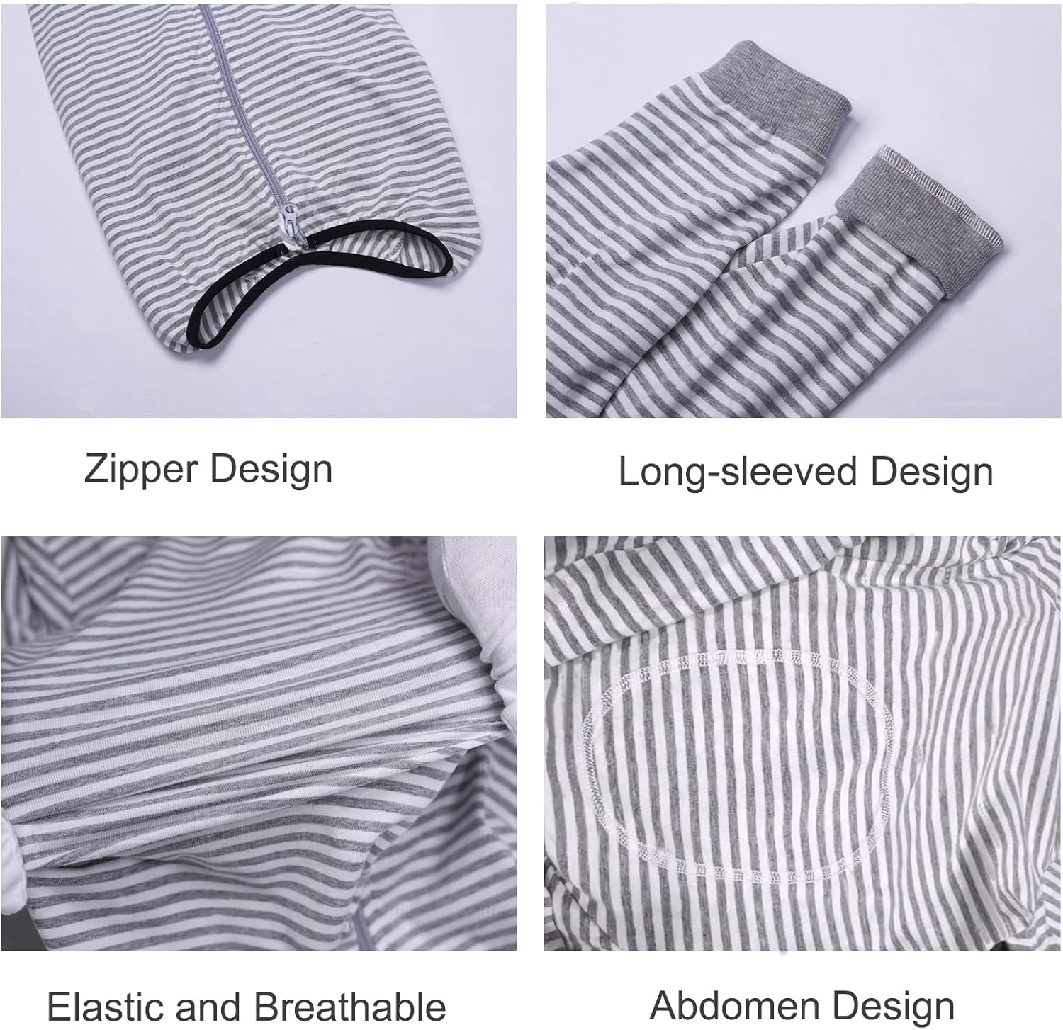 Yeapeeto Dog Onesie Surgery Recovery Suit for Large Medium Bodysuit Dogs Pajamas PJS Full Body for Shedding, Prevent Licking, Wound Protection, Cone Alternative (2XL, Grey)