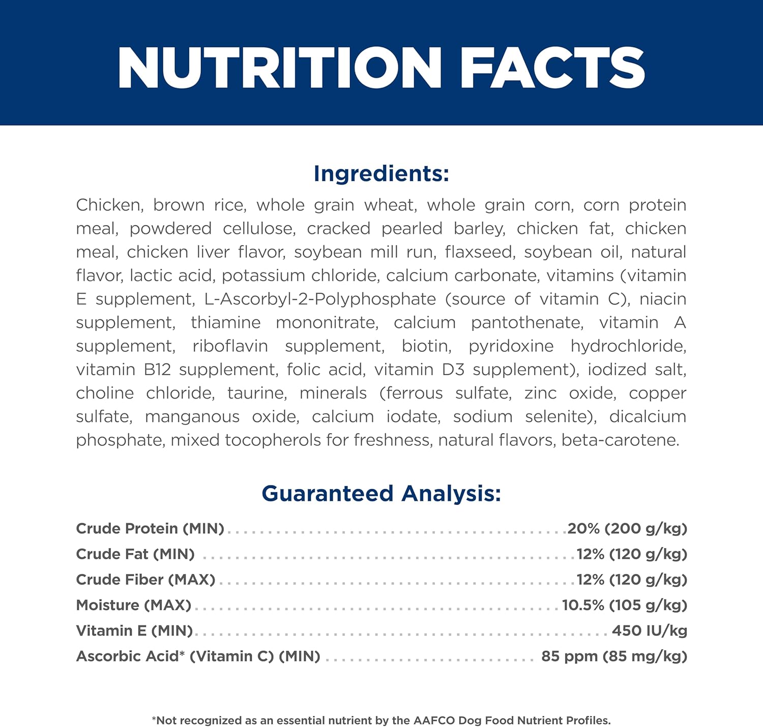 Hill's Science Diet Oral Care, Adult 1-6, Plaque & Tartar Buildup Support, Dry Dog Food, Chicken, Rice, & Barley, 28.5 lb Bag