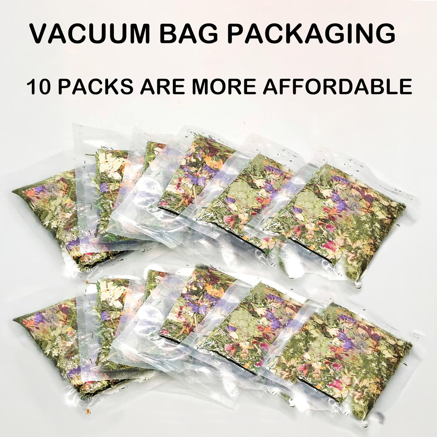 Rabbit Toys 10 Pack Bunny Toys Bunny Chew Toy Guinea Pig Treats Timothy Hay Toy Chips with Herbal Flowers Timothy Hay Grass Hamster Snacks Chinchillas Gerbils for Small Animals Teeth