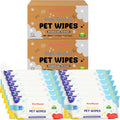PETSWORLD Pet Wipes for Dogs & Cats, Unscented, Hypoallergenic, Chemical-Free, Biodegradable (98%), Thick & Durable, Textured Grooming Wipes (Unscented, 1200 Count)