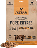 Vital Essentials Freeze-Dried Raw Pork Meal or Mixer Cat Food Crunchy Nibs, 12 oz
