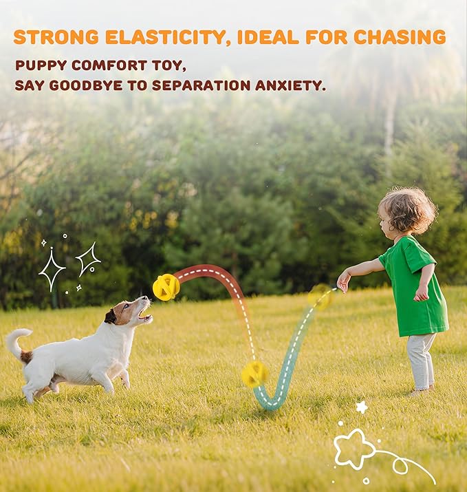 Interactive Dog Toys for Aggressive Chewers-Natural Rubber Chew Toys to Keep Them Busy, Safe for Most Breeds,Dog Chew Toy for Anxiety Relief, Fetch Training, Hand/Machine Washable,Lemon