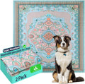 Washable Pee Pads for Dogs, 36"x36" 2 Pack Reusable Puppy Pads Pet Training Pads, Super Absorbent, 100% Waterproof Dog Pee Pads, Whelping, Housebreaking, Incontinence, for Playpen