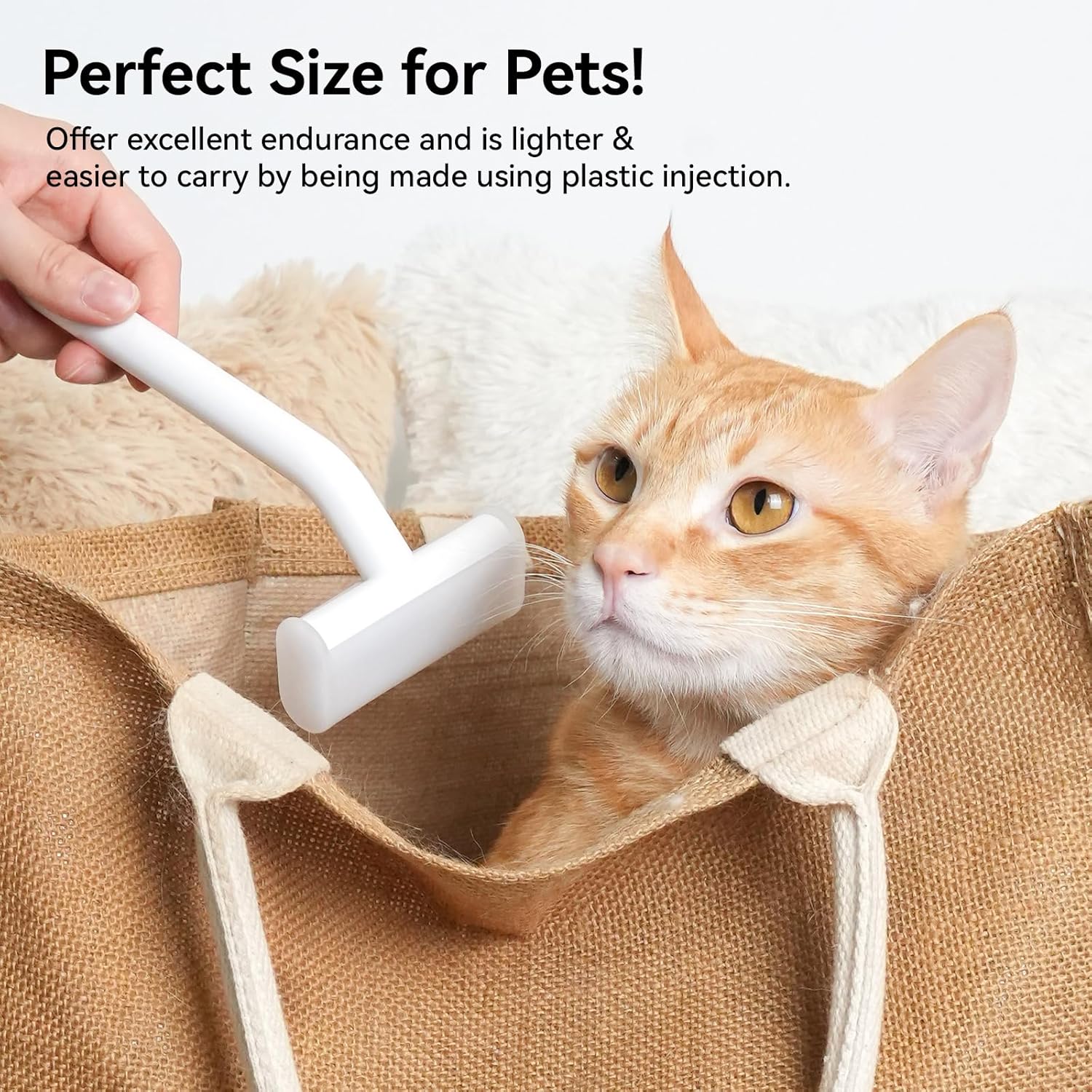 aumuca Pet Deshedding Tools for Short Haired Cats & Dogs, Dematting Deshedding Brush Cats Shedding Tool, Dog Undercoat Brush, Gently and Effectively Remove Loose Hair, Highly Deshedder Grooming Combs