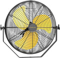 18 Inch Industrial Wall Fan, 4800 CFM Metal Wall Mount Fans with Poweful Motor, 3 Speed, Heavy Duty Fan Indoor for Covered Patio, Greenhouse, Gazebo, and Garage, UL Listed
