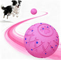 Interactive Dog Toys Dog Ball, Durable Motion Pet Toys for/Small/Medium/Large Dogs, Christmas Birthday Gifts, Automatic Moving, Bouncing and Rotating, E-TPU Material, IP54 Waterproof (Pink)