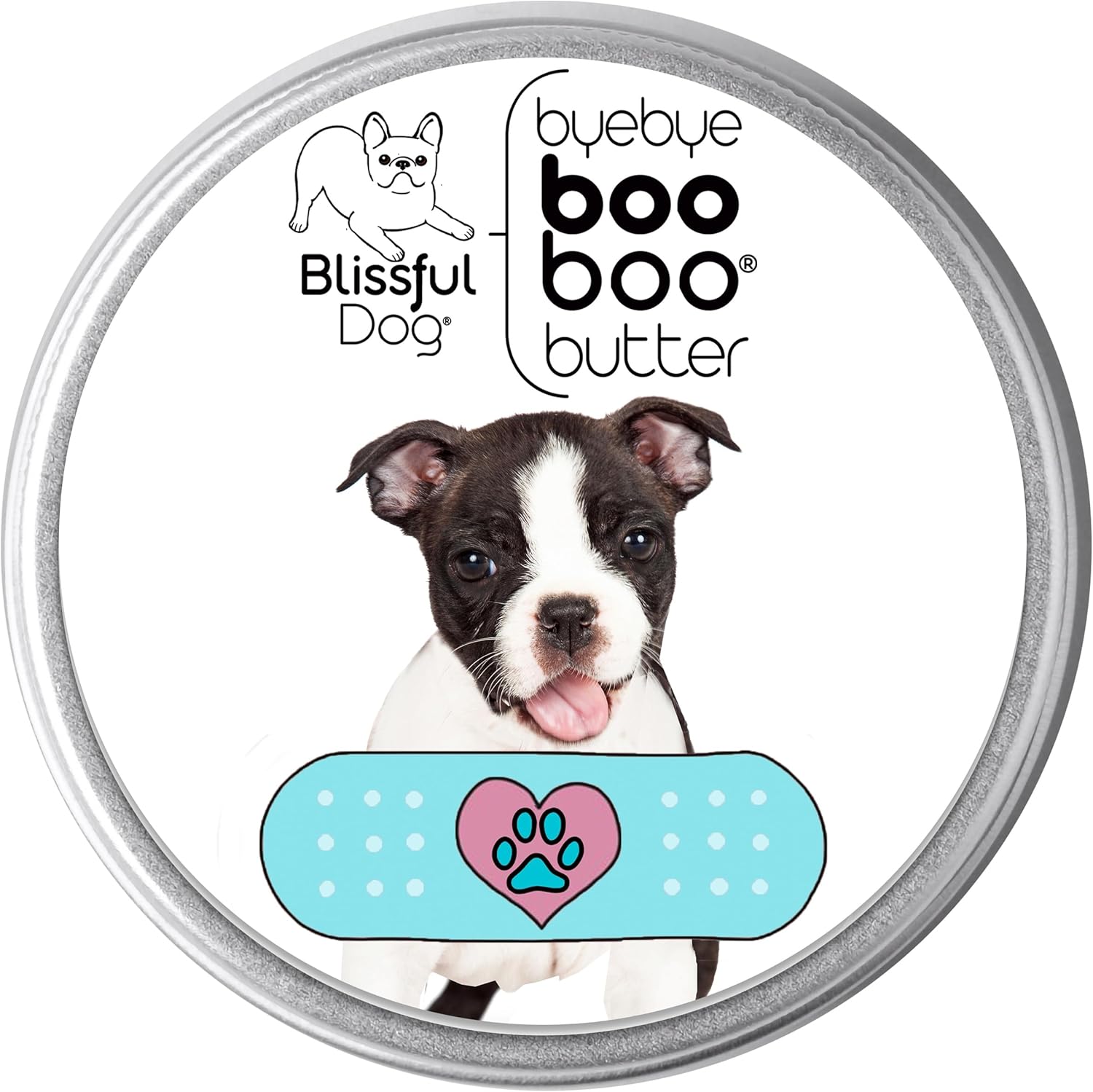 The Blissful Dog Boston Terrier Boo Boo Butter, 16oz