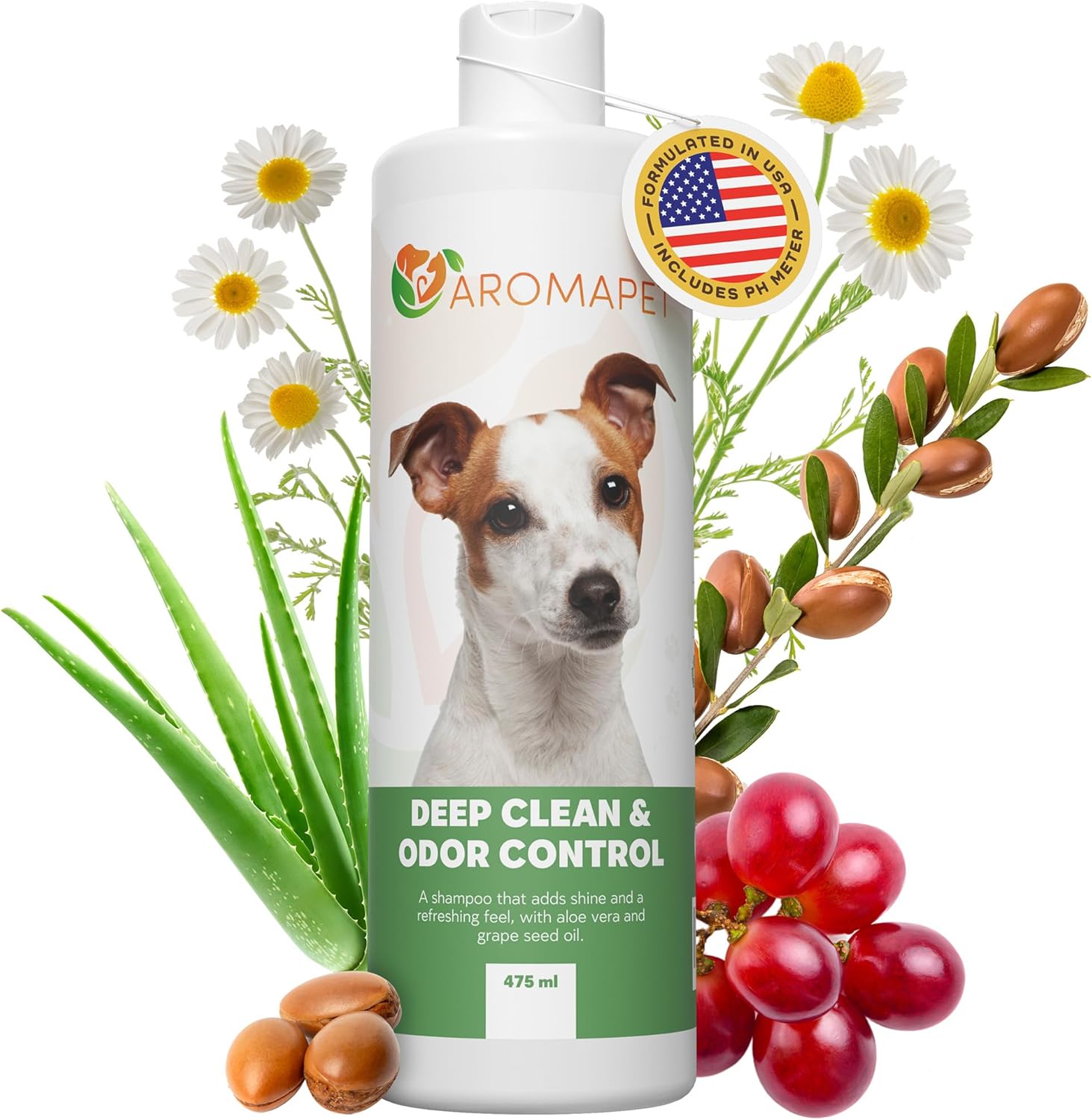 Sensitive Care -Tangle-Free-Silky Shine Softening and detangling Shampoo, Delicate Coat Clean & Odor Control Shampoo – Advanced Shine Formula for Dogs (Jack Russell, 16 Fluid Ounces)