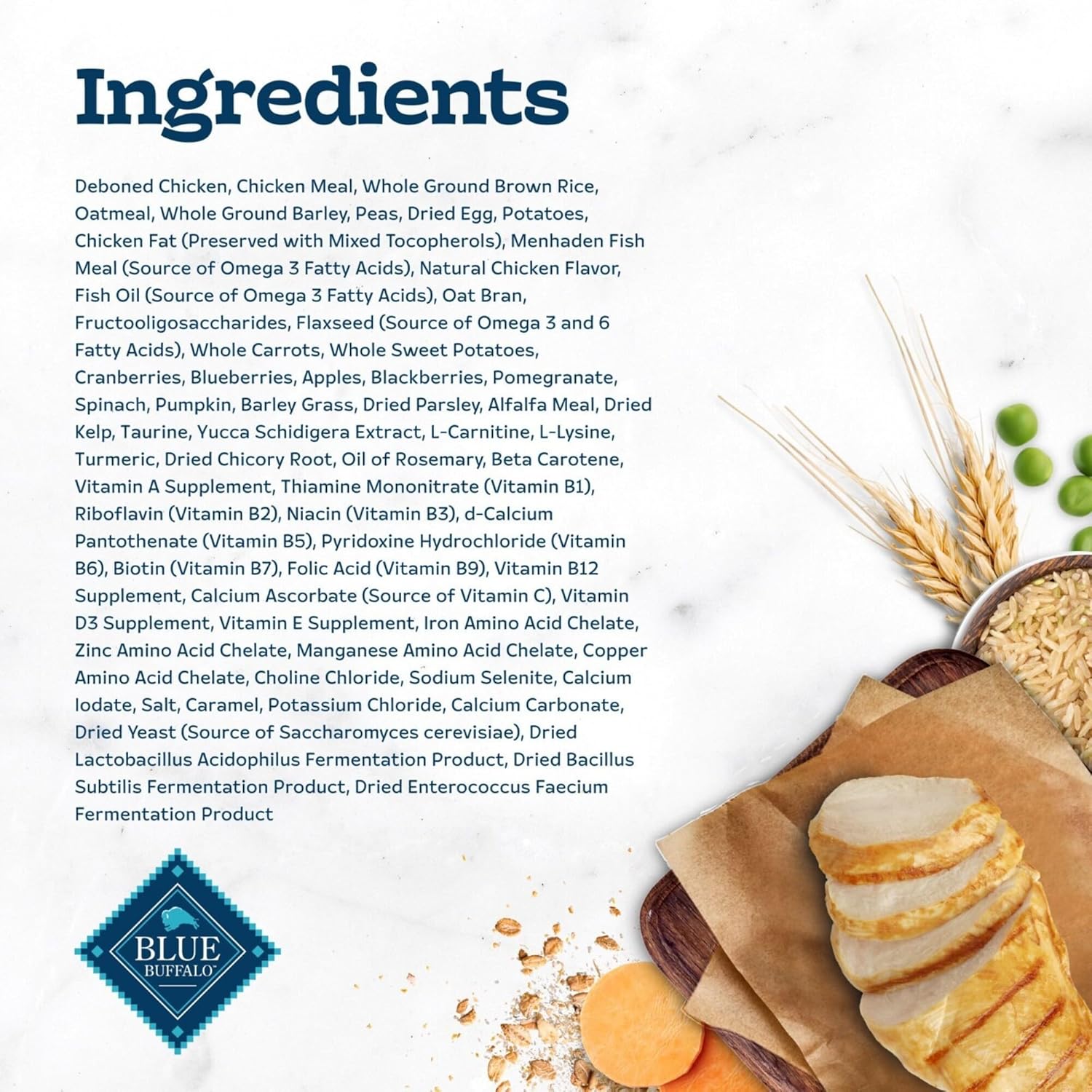 Blue Buffalo Tastefuls Adult Dry Cat Food Sensitive Stomach Formula, Made in the USA with Natural Ingredients, Chicken Recipe, 7-lb. Bag