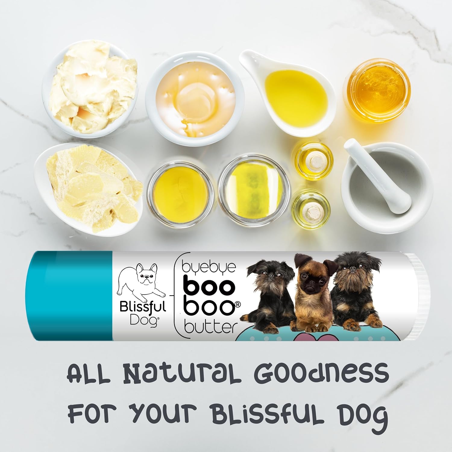 The Blissful Dog Brussels Griffon Boo Boo Butter, 0.15-Ounce