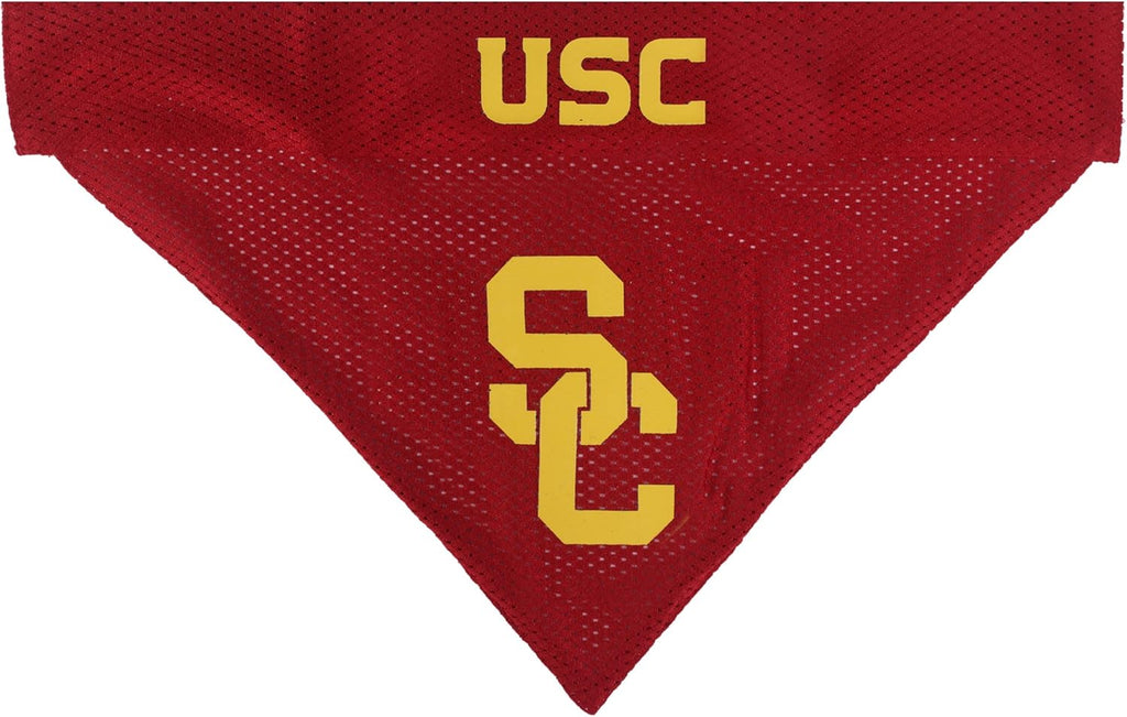 Pets First Collegiate Pet Accessories, Reversible Bandana, USC Trojans, Small/Medium