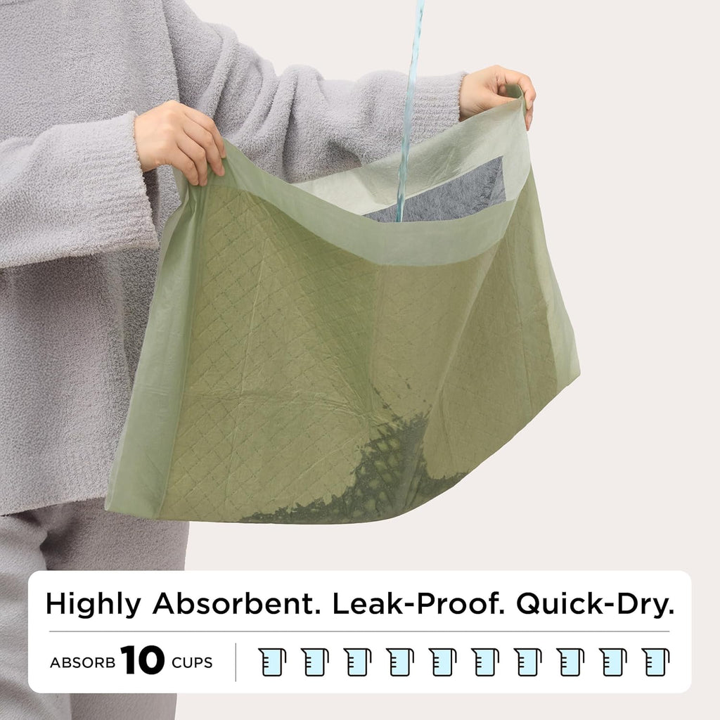 Bedsure Dog Pee Pads Extra Large, 28" x 34" Puppy Pads 30 Count, Super Absorbent & Leak Proof, XL Training Pads Quick Dry Thicken Dog Potty Pad with Odor-Control Activated Carbon & ECO Green Material