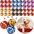 36 Pcs Dog Squeaky Tennis Balls 2.5 Inch Interactive Balls for Small Medium Large Dogs Teething Chew Toys for Throwing Fetch Exercise Playing Outdoor 6 Style(Spider)