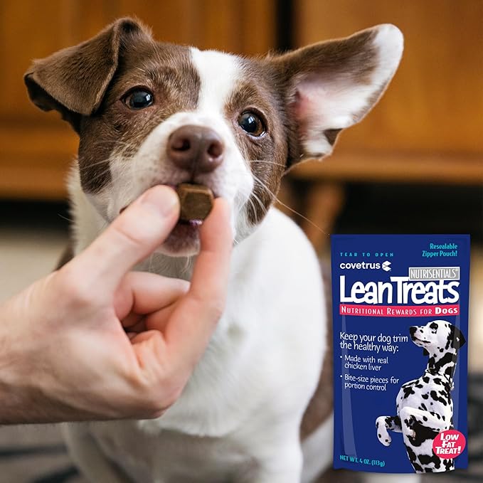Butler Covetrus Nutrisential Lean Treats for Dogs - Small, Medium & Large Dogs (K9) - Nutritional Low Fat, Bite-Size - Soft Chicken Flavor - 12 Pack - 4oz