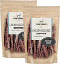 Farm Hounds - Chicken Gizzards - Premium Natural Jerky for Dogs -100% Humanely Raised Chicken - Break-to-Size - Great for Training & Treats - No Added Fillers - Made in USA - 4oz -2 Pack