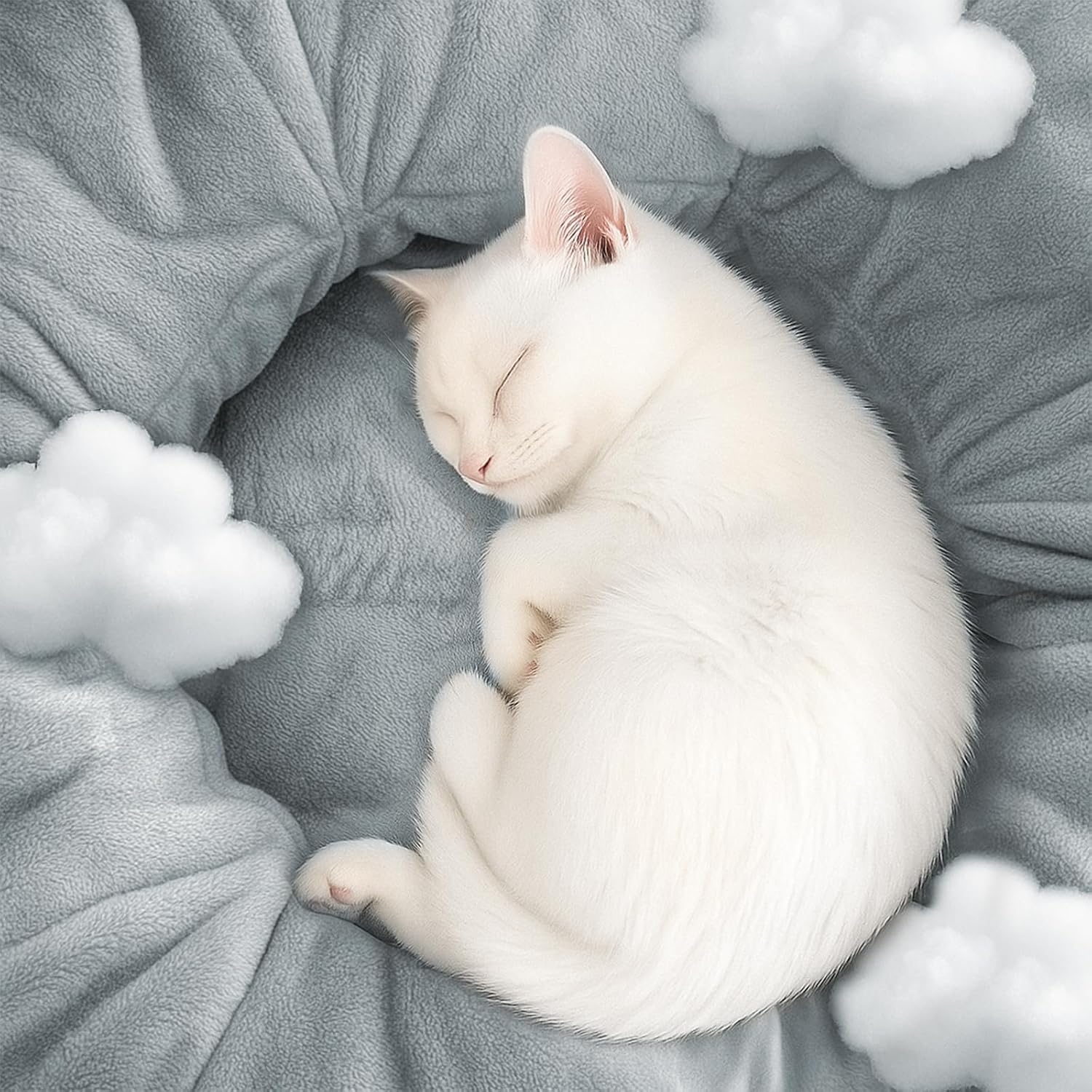 Cat Tunnel Bed for Indoor Cats, Peekaboo Cat Cave Bed,Soft Cat Donut Tunnel for Kitten Large Cats, Cute Green Octopus Shaped