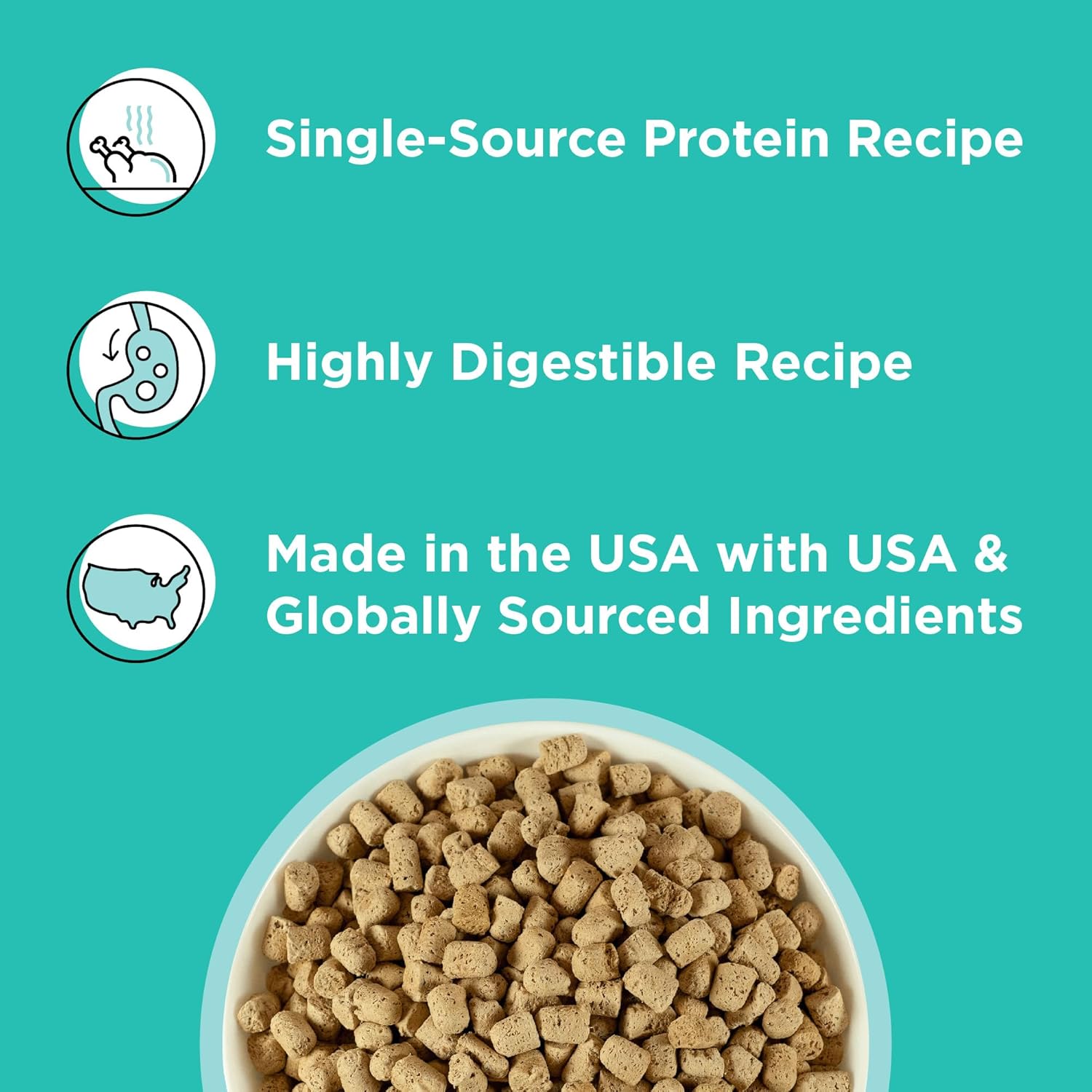 BIXBI Rawbble Freeze Dried Dog Food, Duck Recipe, 12 oz - 95% Meat and Organs, No Fillers - Pantry-Friendly Raw Dog Food for Meal, Treat or Food Topper - USA Made in Small Batches