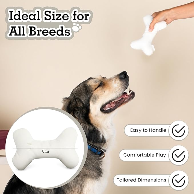 3-Piece Eco-Friendly Durable Squeaky Dog Chew Toy Set - Sarge, T-Bone & Pinky, Assorted Colors (Safe for Pets/Kids)