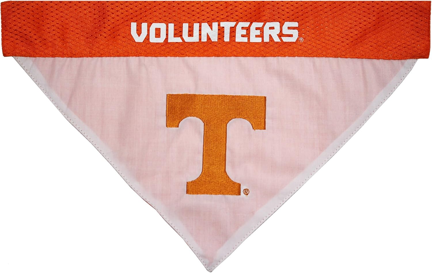 Pets First Collegiate Pet Accessories, Reversible Bandana, Tennessee Volunteers Size XX-Large