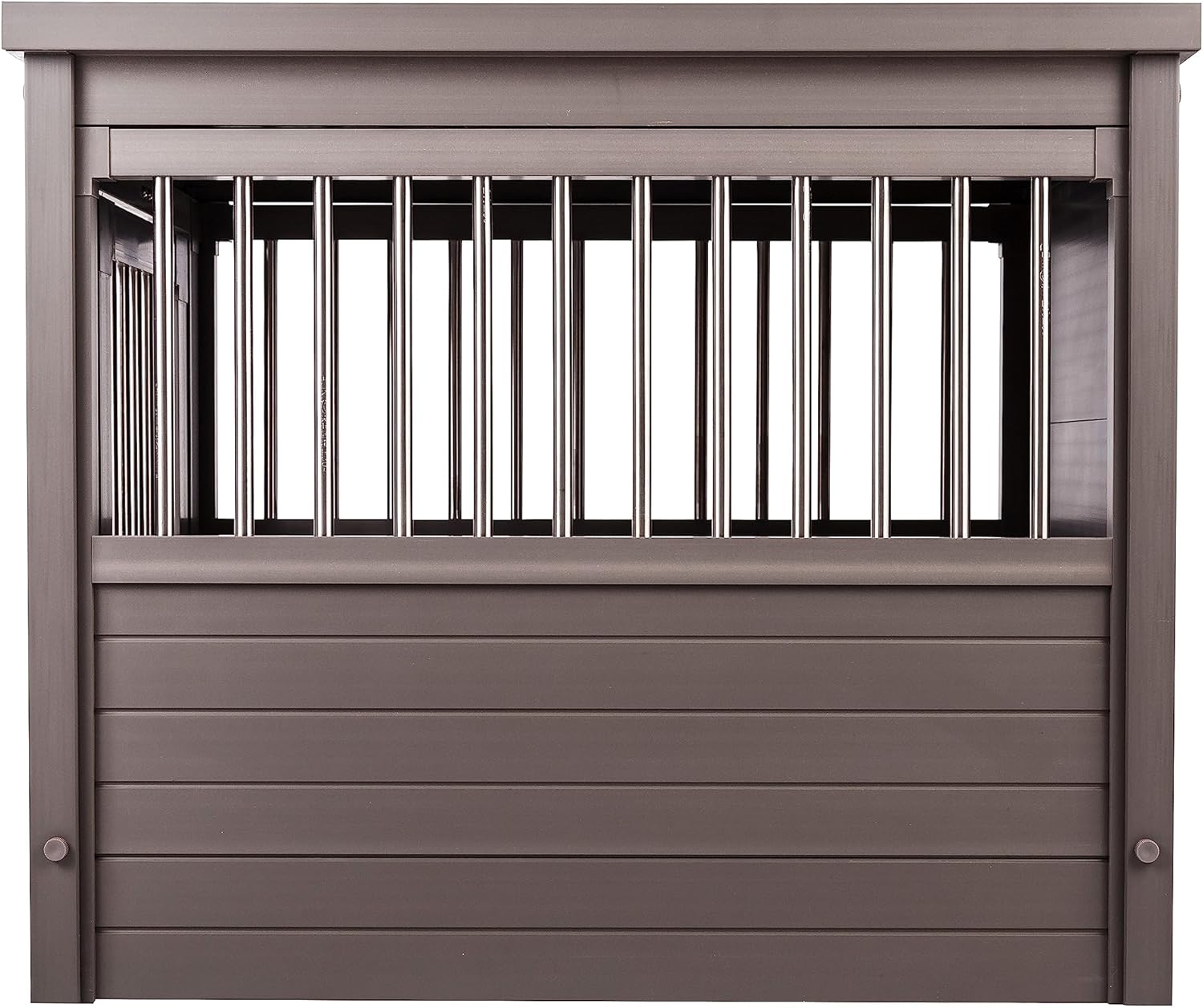 New Age Pet ecoFLEX Pet Crate/End Table, Small, Grey, Model:EHHC405S