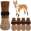 SCENEREAL Dog Socks to Prevent Licking Paws for Hardwood Floors Anti Slip, Dog Grippy Socks Shoes for Senior Small to Large Dogs, Dog Boots & Paw Protectors for Hot/Cold Scratching Pavement