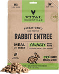 Vital Essentials Freeze-Dried Raw Rabbit Meal or Mixer Cat Food Crunchy Nibs, 8 oz