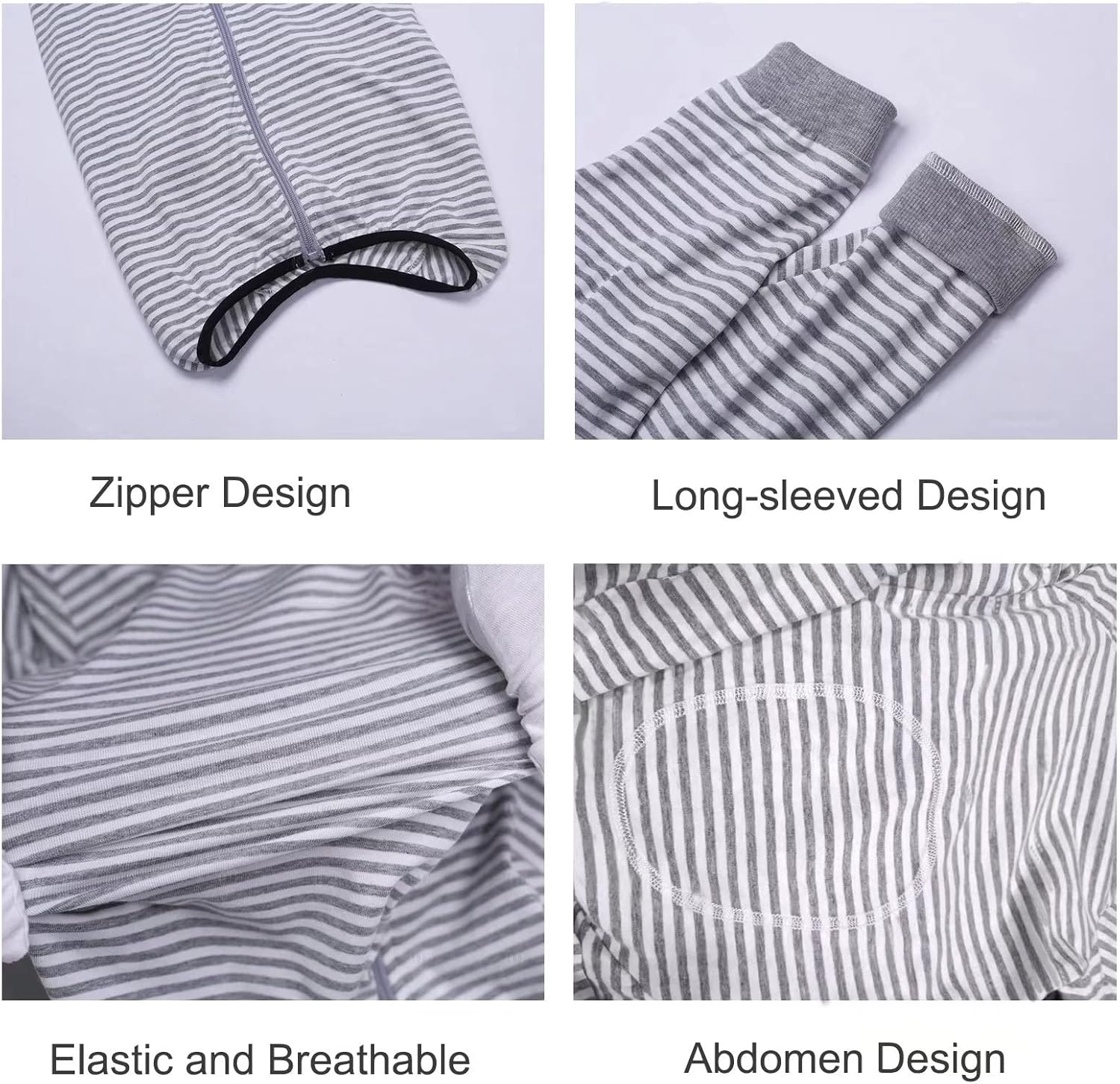 Yeapeeto Dog Onesie Surgery Recovery Suit for Large Medium Bodysuit Dogs Pajamas PJS Full Body for Shedding, Prevent Licking, Wound Protection, Cone Alternative (4X-Large (Pack of 1), Grey)