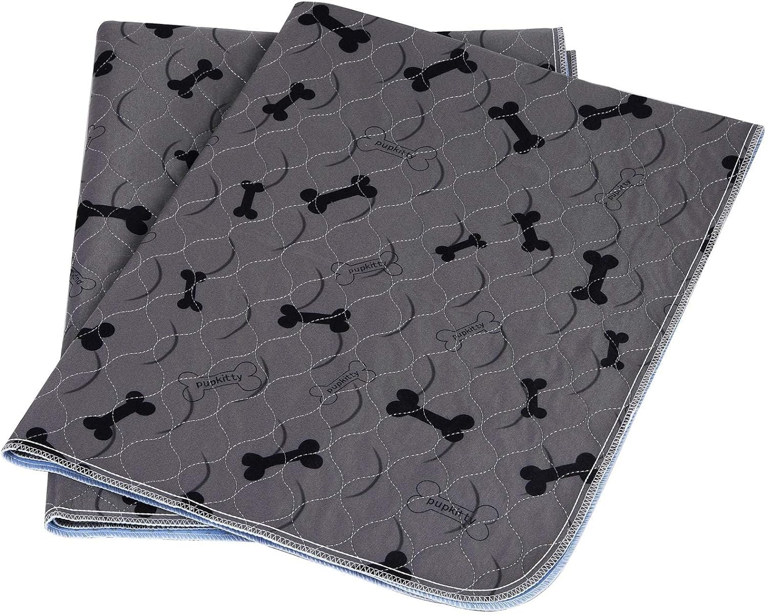 Washable Dog Pee Pads with Free Grooming Gloves,Non Slip Dog Mats with Great Urine Absorption,Reusable Puppy Pee Pads for Whelping,Potty,Training,Playpen