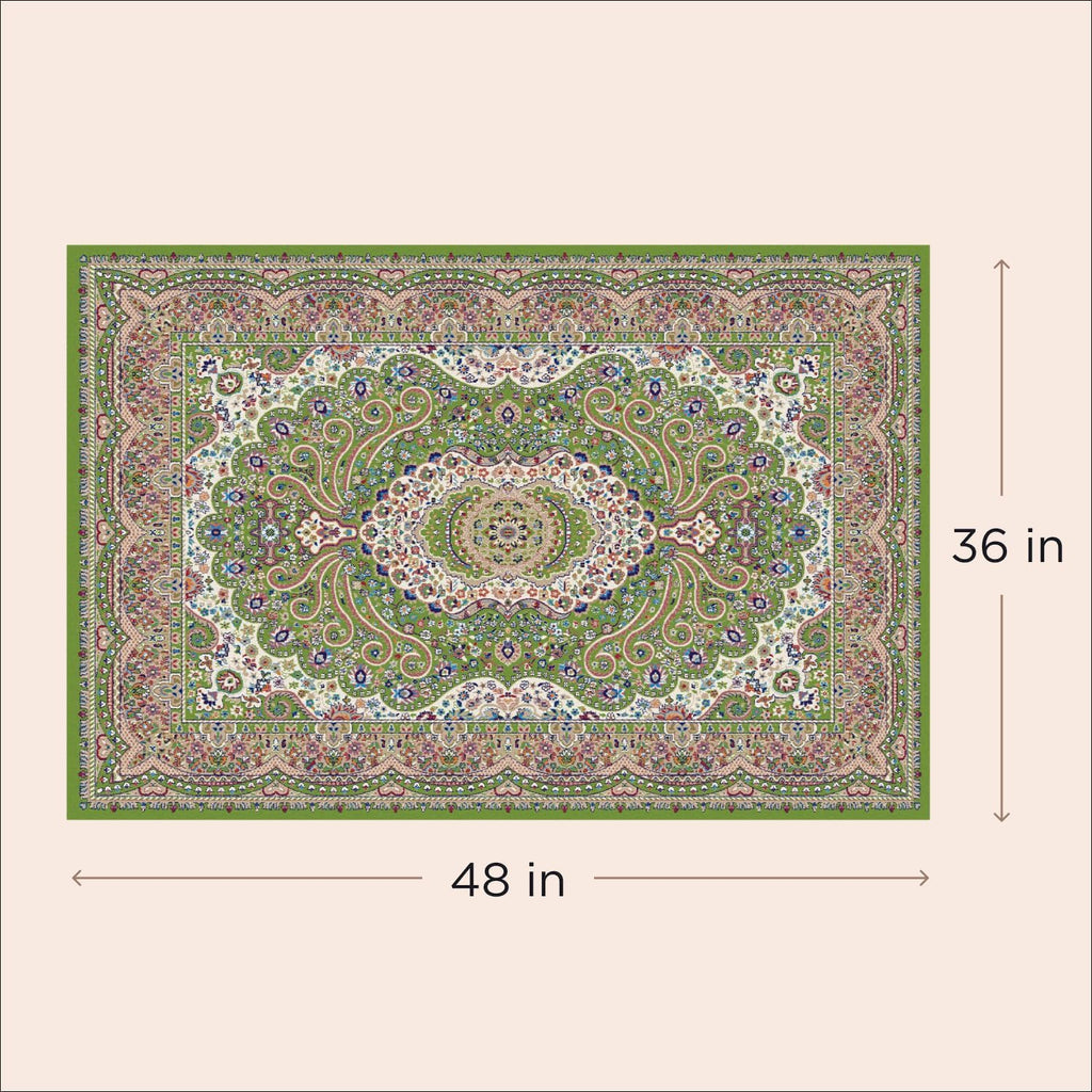 LOVEWAG Washable Dog Pee Pads, 24" x 36", 3 Waterproof, Non-Slip, Super Absorbent, Reusable Machine-Washable, 2-Pack (Peacock Garden)