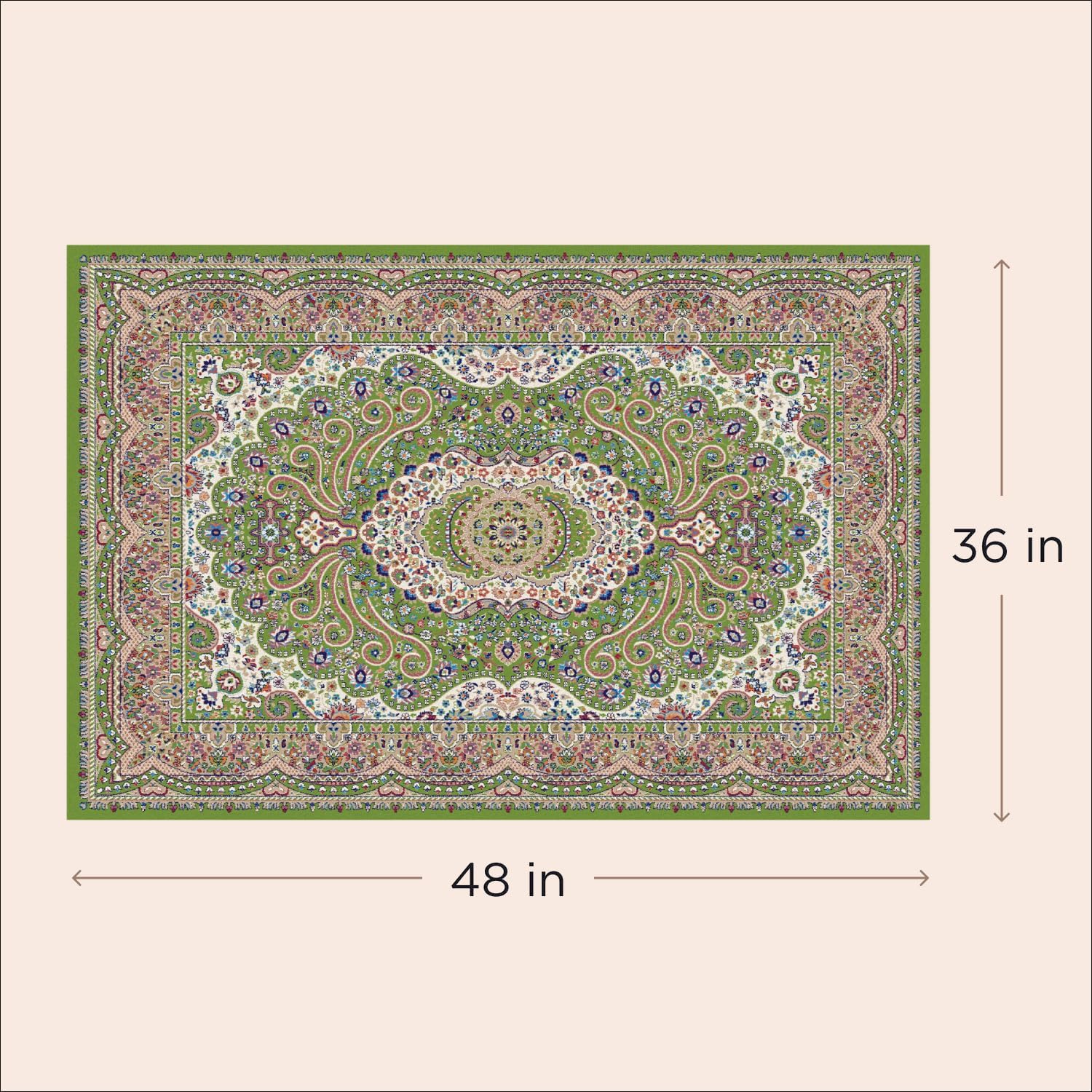 LOVEWAG Washable Dog Pee Pads, 24" x 36", 3 Waterproof, Non-Slip, Super Absorbent, Reusable Machine-Washable, 2-Pack (Peacock Garden)