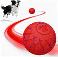 Interactive Dog Toys Dog Ball, Durable Motion Pet Toys for/Small/Medium/Large Dogs, Christmas Birthday Gifts, Automatic Moving, Bouncing and Rotating, E-TPU Material, IP54 Waterproof (Red)
