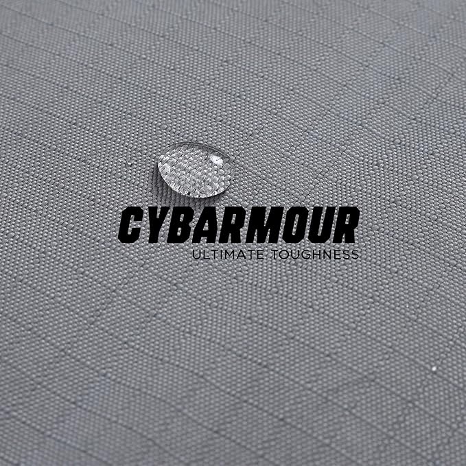 Stoutwool Chew Proof Dog Car Seat Cover for Back Seat - Water Resistant Rear Seat Protector - Dual-use Car Dog Mat for Aggressive Chewers - Tough - Potable - Machine Washable, Charcoal