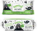 BUGALUGS Dog Wipes, 100% Plastic Free Biodegradable pet Wipes for Full Body, Eye Wipes, Ear Wipes, Bum & Paws. 110 Sensitive Dog Grooming Wipes for Dogs, Puppy & cat Grooming (Fragrance Free)