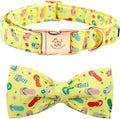 Elegant Little Tail Bowtie Dog Collar for Small to Large Dogs