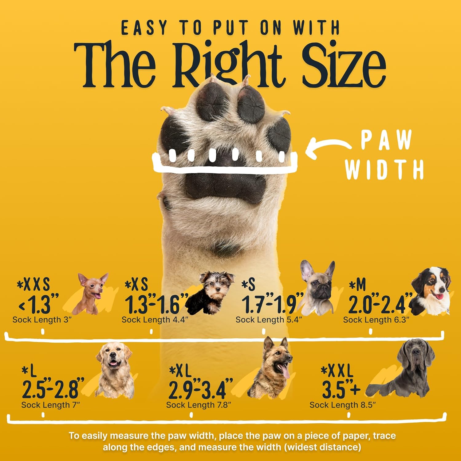 DOK TigerToes Premium Non-Slip Dog Socks for Hardwood Floors - Extra-Thick Grip That Works Even When Twisted - Prevents Licking, Slipping, and Great for Dog Paw Protection (Sassy Pink, Medium)