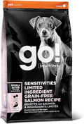 Go! Solutions Sensitivities Limited Ingredients, Grain-Free Dry Dog Food, Small Bites Salmon Recipe for Sensitive Stomach, 6 lb Bag