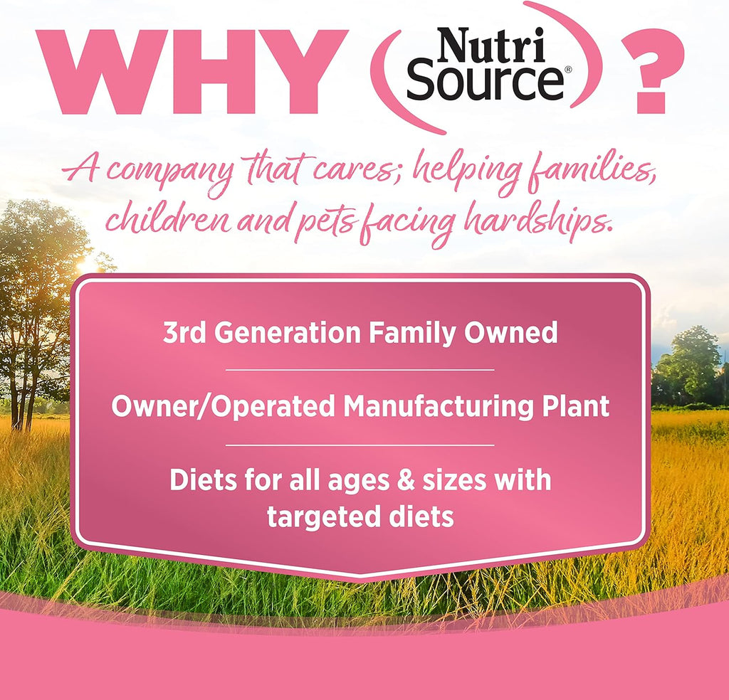 NutriSource Pure Vita Limited Ingredient Grain Free Dry Dog Food, Salmon and Peas, 25LB