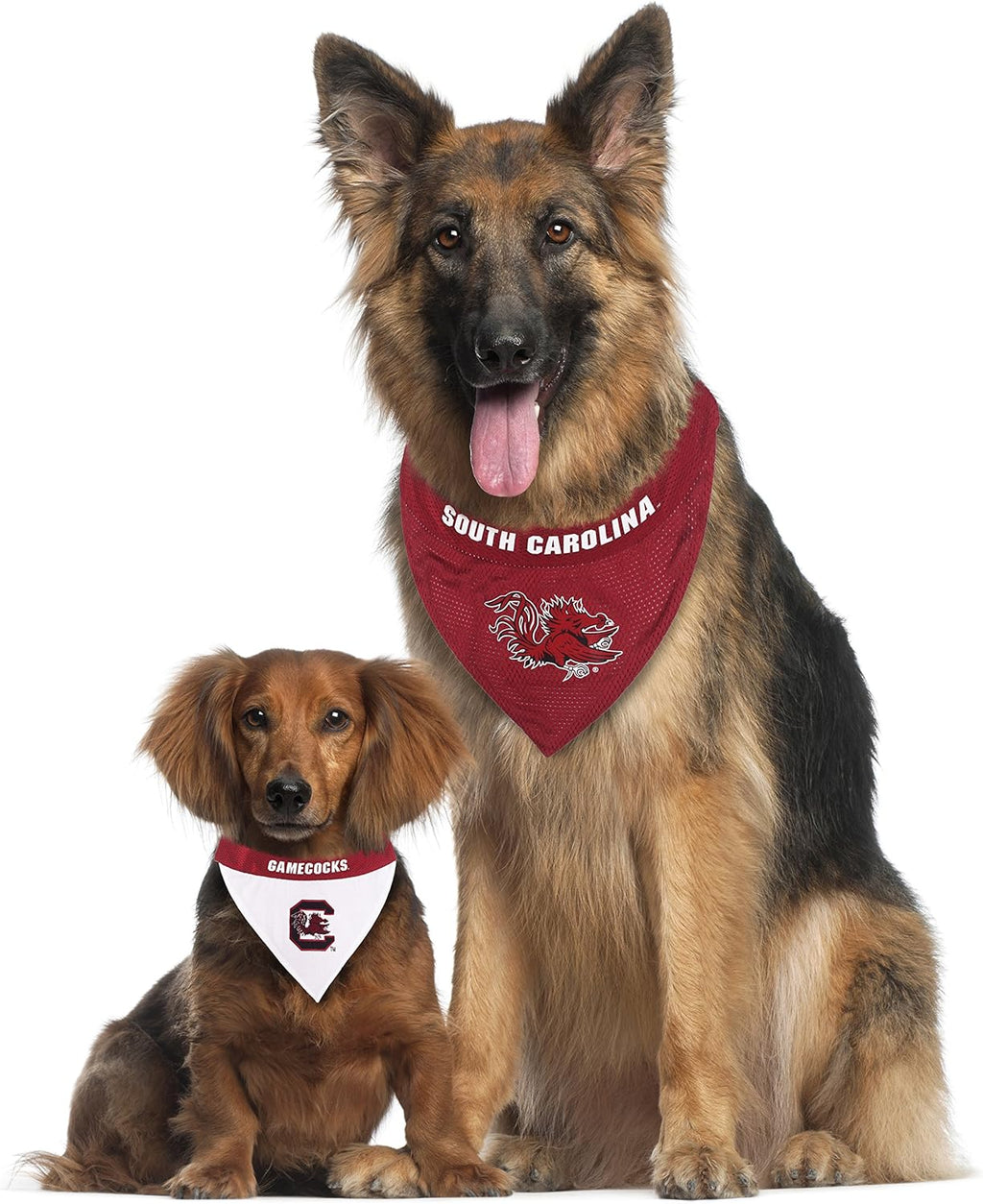 Pets First Collegiate Pet Accessories, Reversible Bandana, South Carolina Gamecocks, Large/X-Large