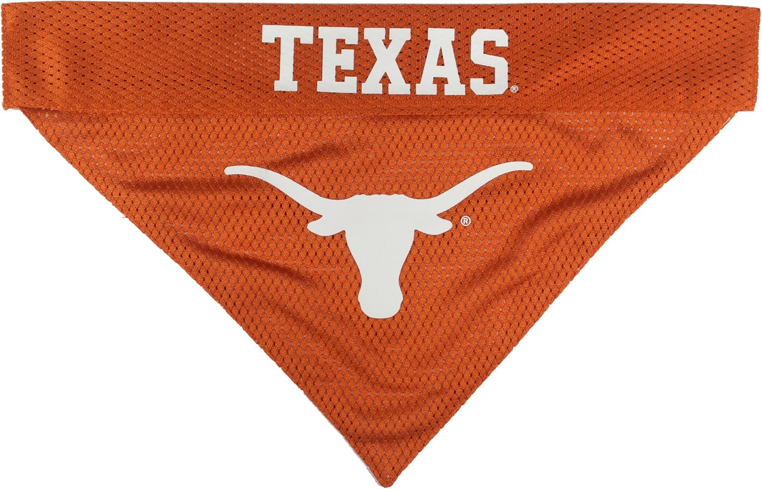 Pets First Collegiate Pet Accessories, Reversible Bandana, Texas Longhorns Size XX-Large