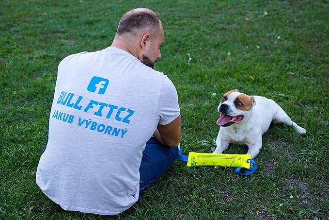 Dog Bite Tug Toy with 2 Strong Handles (2-Pack) - Tough, Durable Fire Hose Dog Tugs for Medium to Large Dogs - Ideal for Tug of War, Fetch, Puppy Training & Fun Interactive Play - Handmade Pull Toys