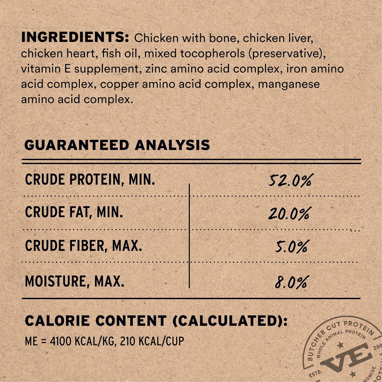 Vital Essentials Freeze-Dried Raw Chicken Meal or Mixer Cat Food Crunchy Nibs, 12 oz