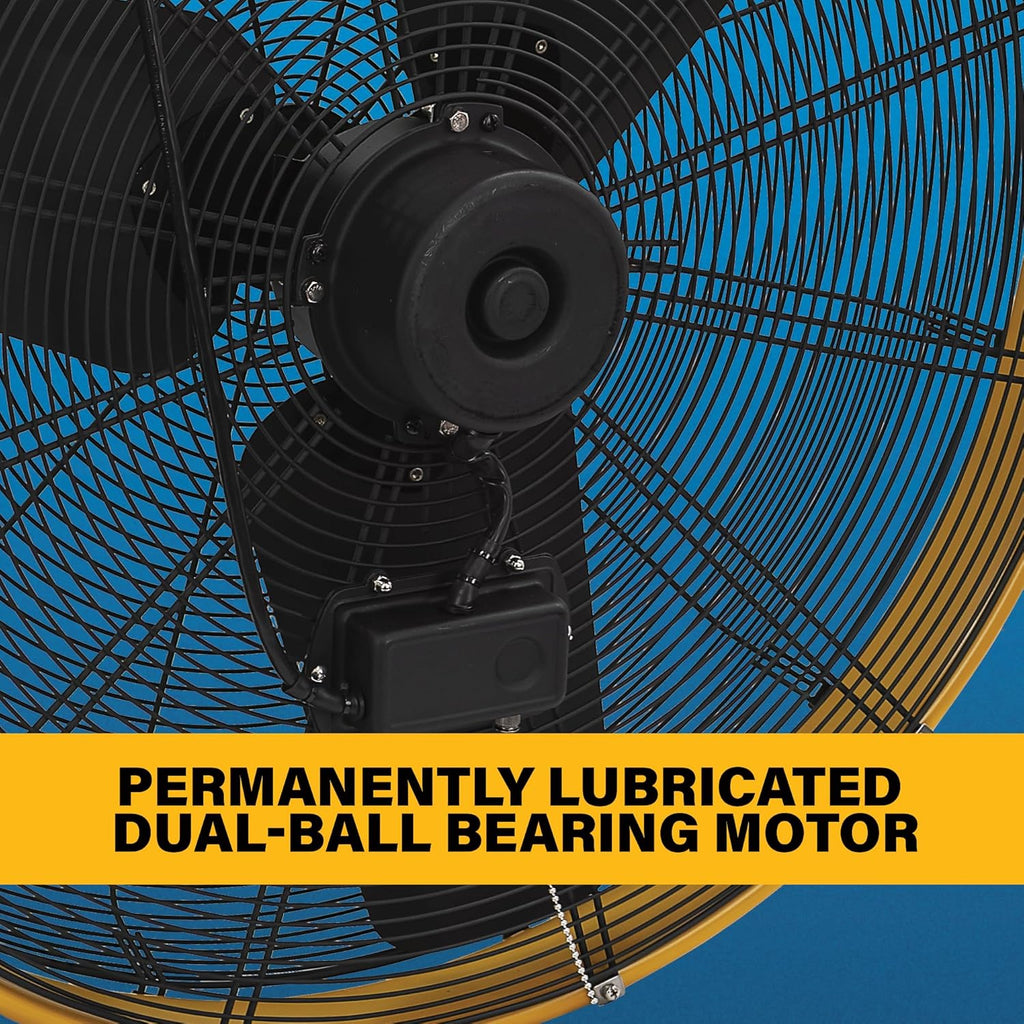 CAT 30 Inch Outdoor IPX4 Weatherproof High Velocity Wall Mounted Shroud Fan. 8900 CFM, 3 Speed - For Industrial, Commercial, & Residential Use. cETL Certified